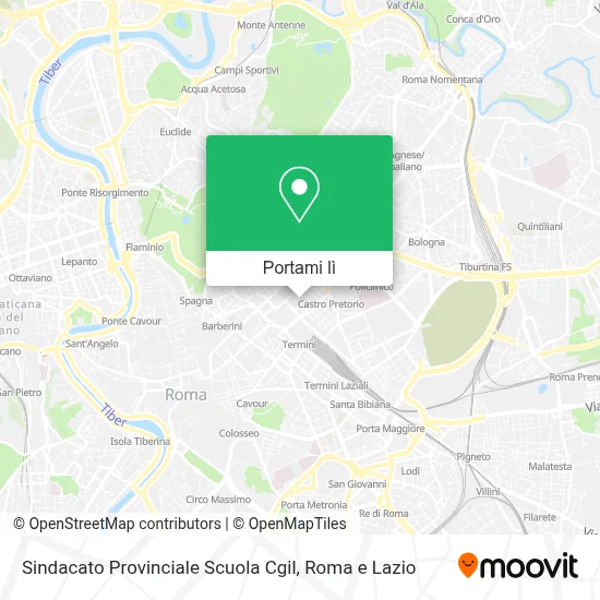 Mappa Sindacato Provinciale Scuola Cgil