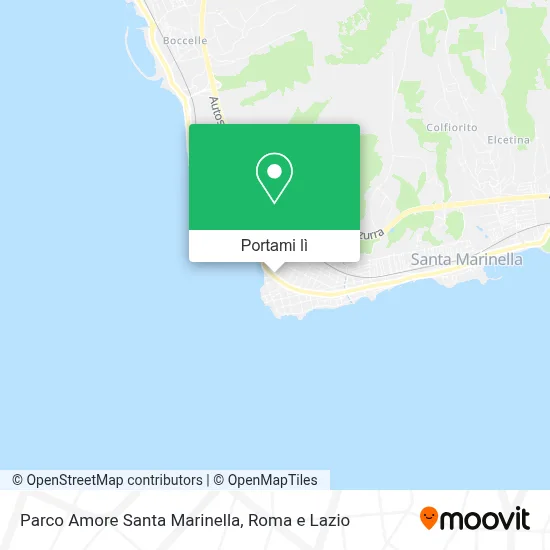 Mappa Parco Amore Santa Marinella