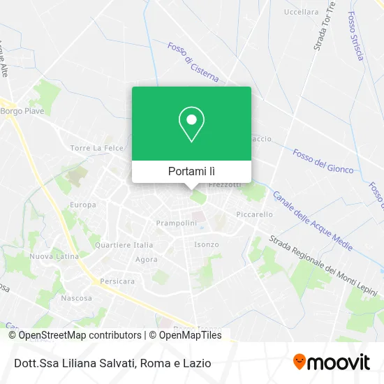 Mappa Dott.Ssa Liliana Salvati
