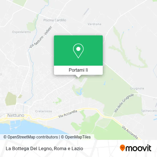 Mappa La Bottega Del Legno