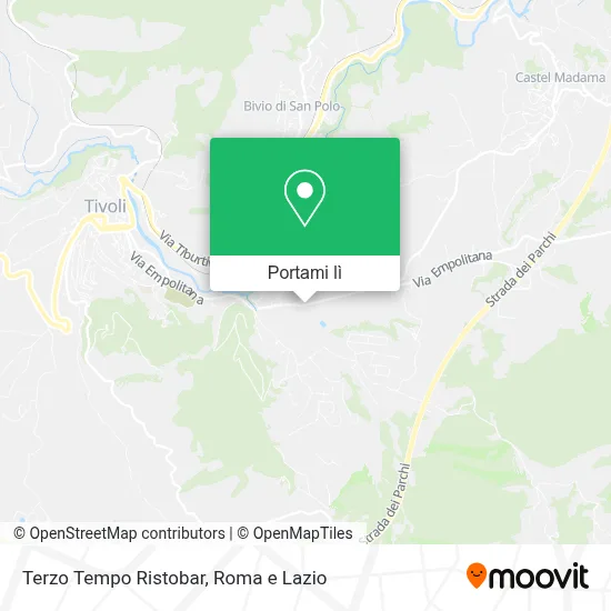 Mappa Terzo Tempo Ristobar