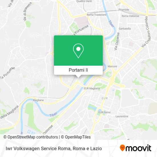 Mappa Iwr Volkswagen Service Roma