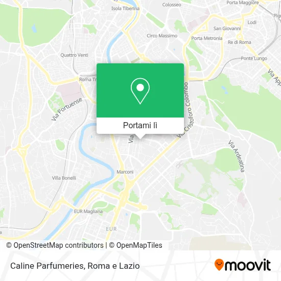 Mappa Caline Parfumeries
