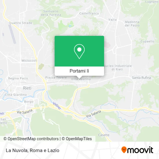 Mappa La Nuvola