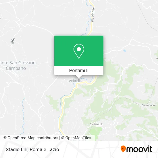 Mappa Stadio Liri