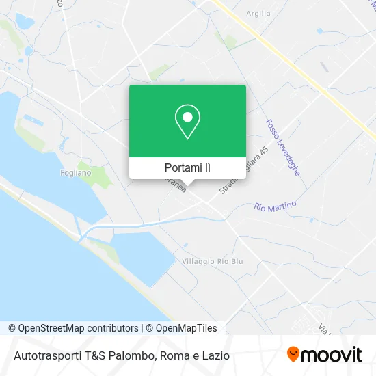 Mappa Autotrasporti T&S Palombo