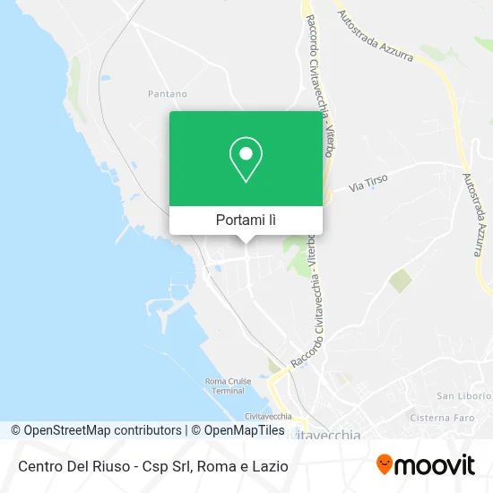 Mappa Centro Del Riuso - Csp Srl