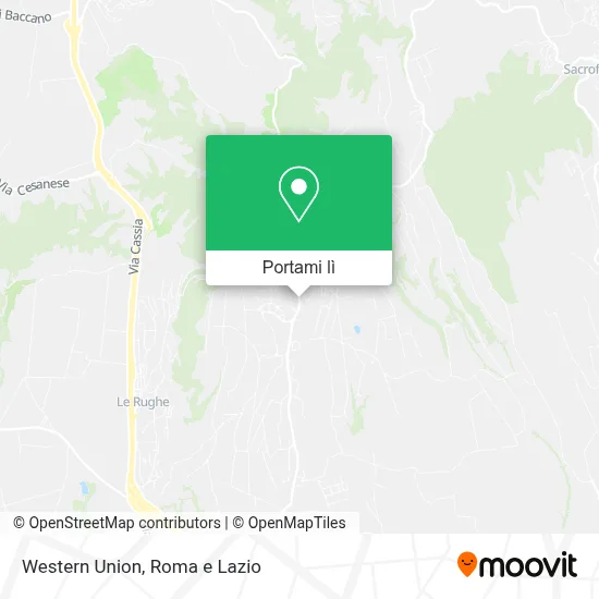 Mappa Western Union