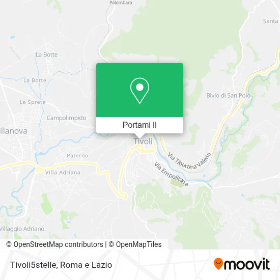 Mappa Tivoli5stelle