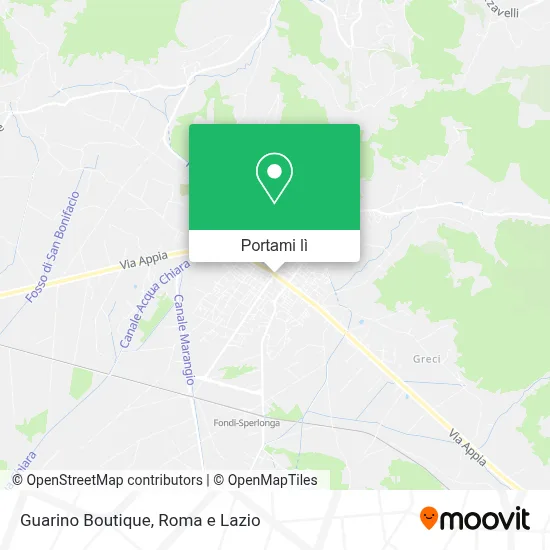 Mappa Guarino Boutique