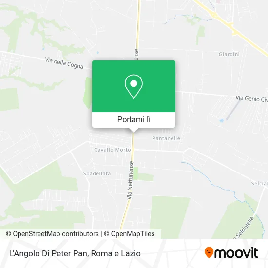 Mappa L'Angolo Di Peter Pan