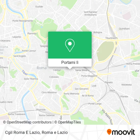 Mappa Cgil Roma E Lazio
