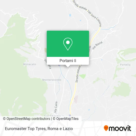Mappa Euromaster Top Tyres