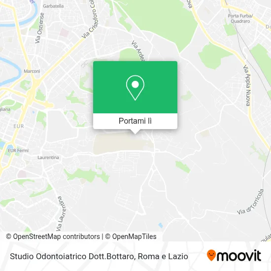 Mappa Studio Odontoiatrico Dott.Bottaro