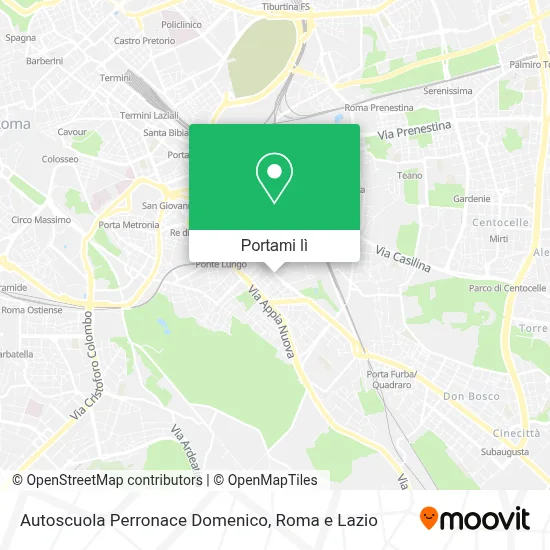 Mappa Autoscuola Perronace Domenico