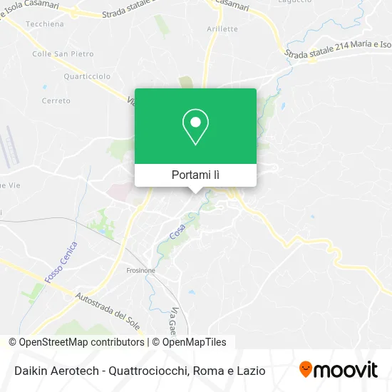 Mappa Daikin Aerotech - Quattrociocchi