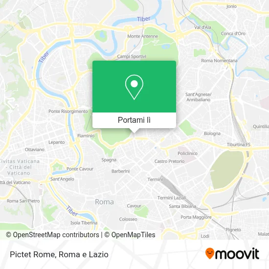 Mappa Pictet Rome