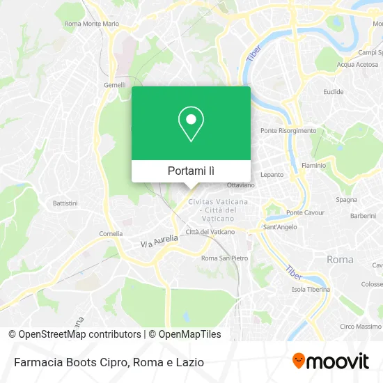 Mappa Farmacia Boots Cipro