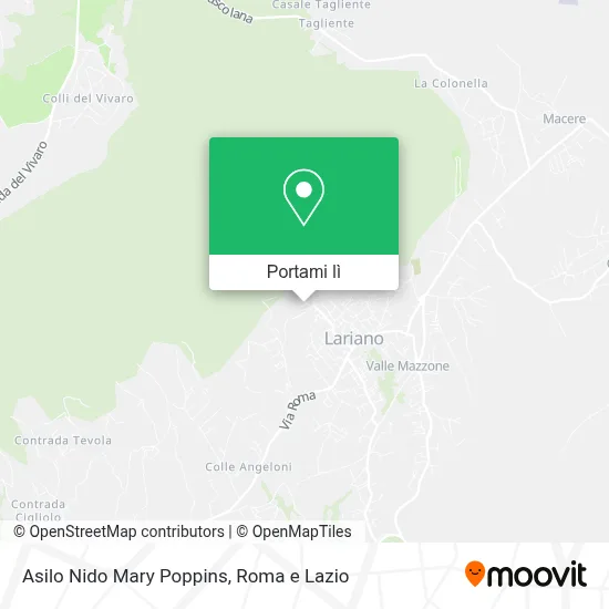 Mappa Asilo Nido Mary Poppins