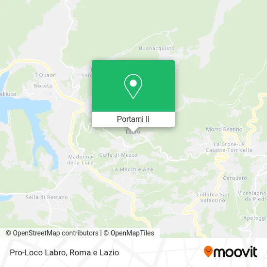 Mappa Pro-Loco Labro