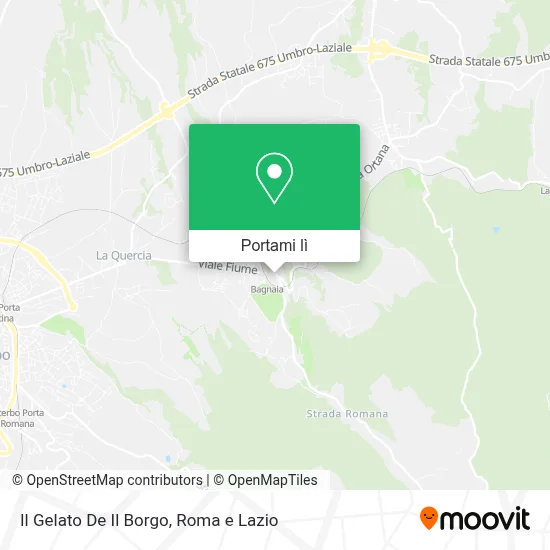 Mappa Il Gelato De Il Borgo