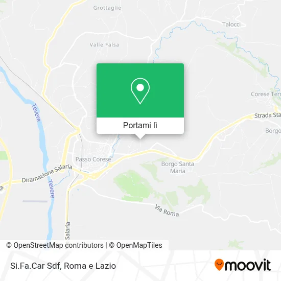 Mappa Si.Fa.Car Sdf