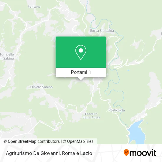 Mappa Agriturismo Da Giovanni