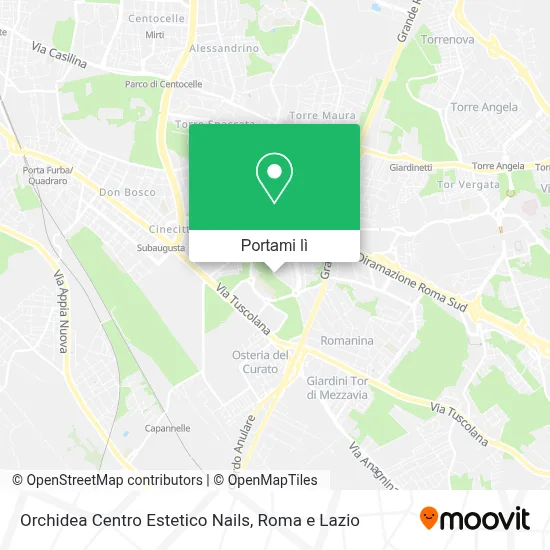 Mappa Orchidea Centro Estetico Nails