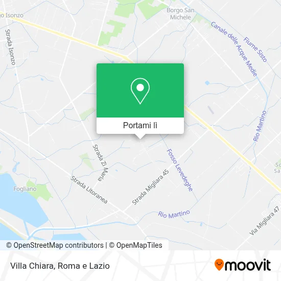 Mappa Villa Chiara