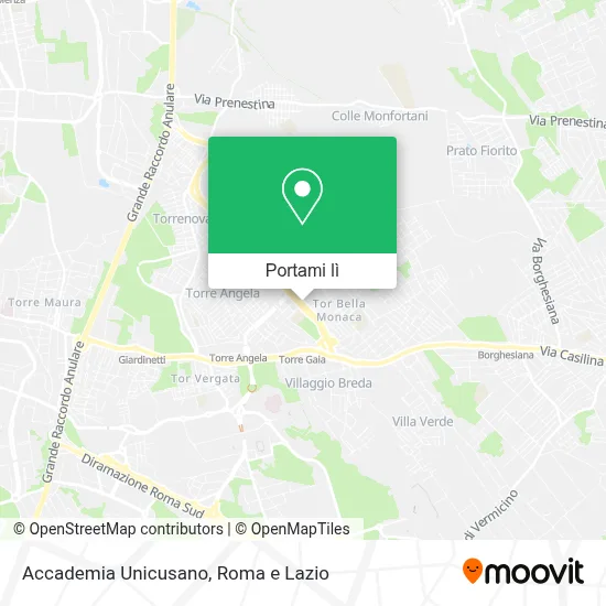 Mappa Accademia Unicusano