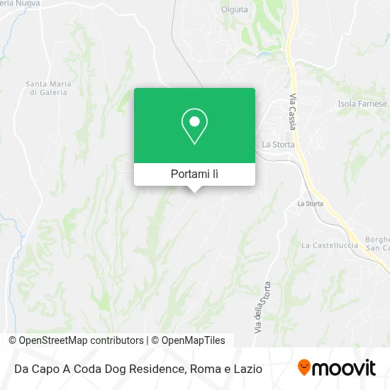 Mappa Da Capo A Coda Dog Residence