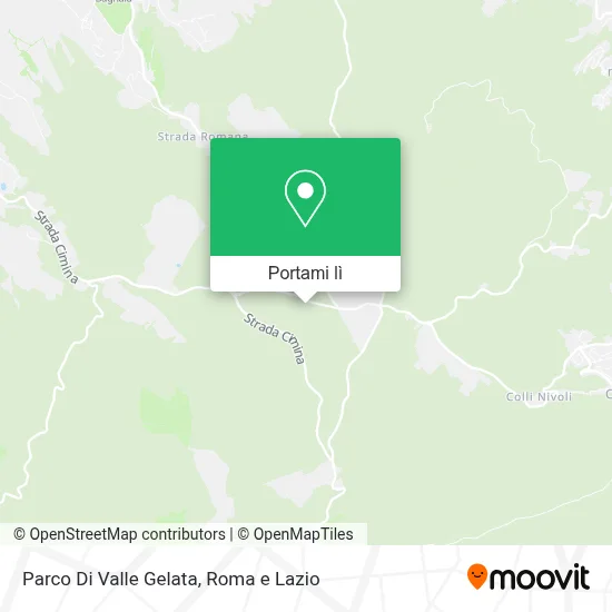 Mappa Parco Di Valle Gelata