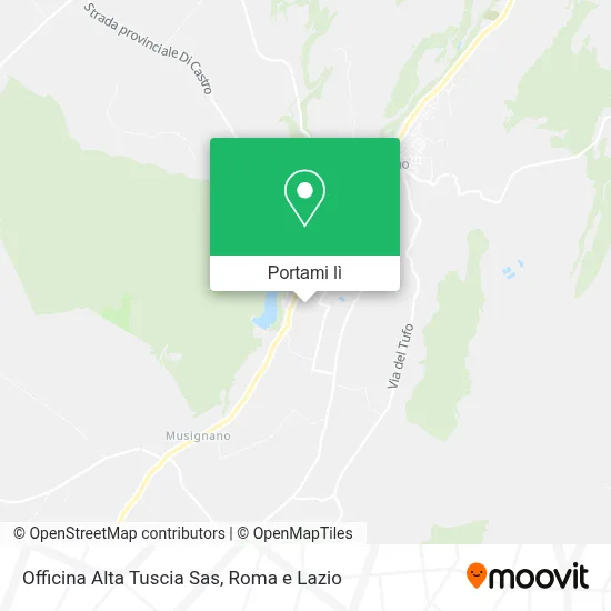 Mappa Officina Alta Tuscia Sas