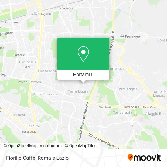 Mappa Fiorillo Caffè