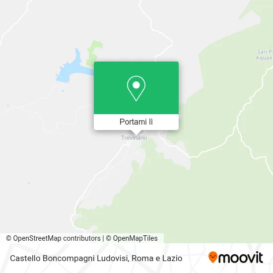 Mappa Castello Boncompagni Ludovisi