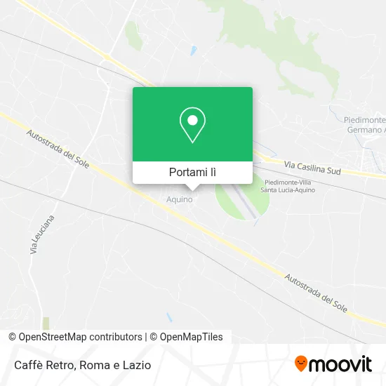 Mappa Caffè Retro