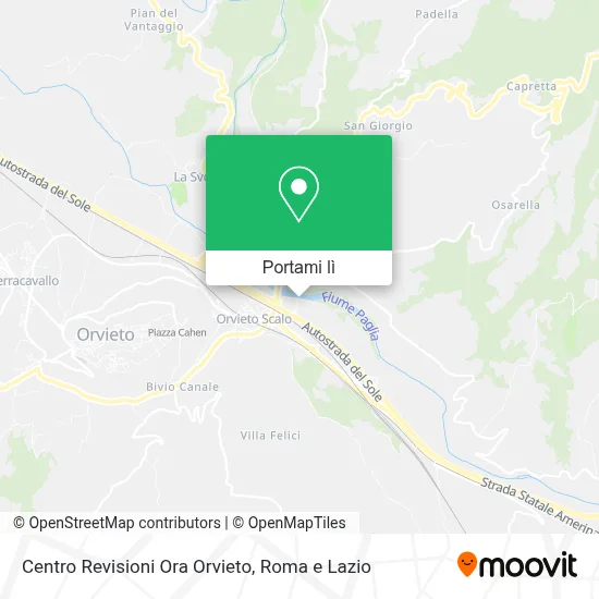 Mappa Centro Revisioni Ora Orvieto