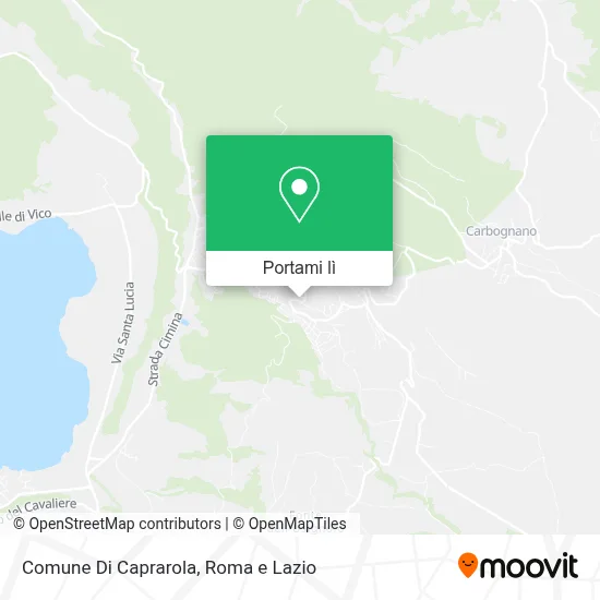 Mappa Comune Di Caprarola