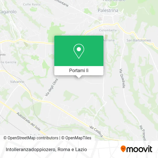 Mappa Intolleranzadoppiozero