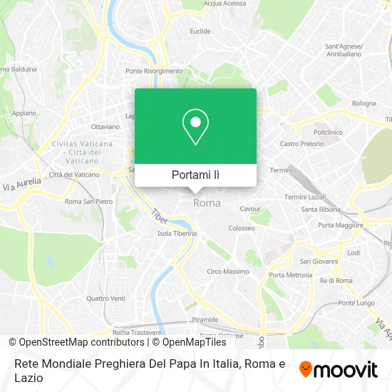 Mappa Rete Mondiale Preghiera Del Papa In Italia