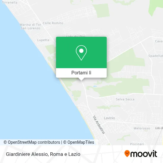 Mappa Giardiniere Alessio