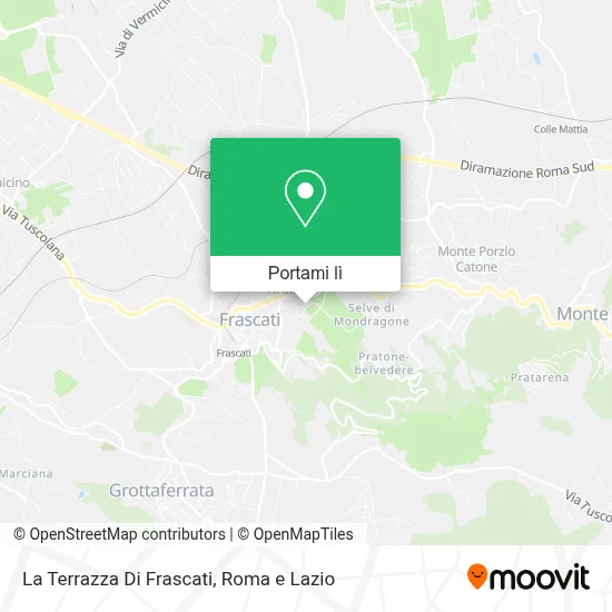 Mappa La Terrazza Di Frascati