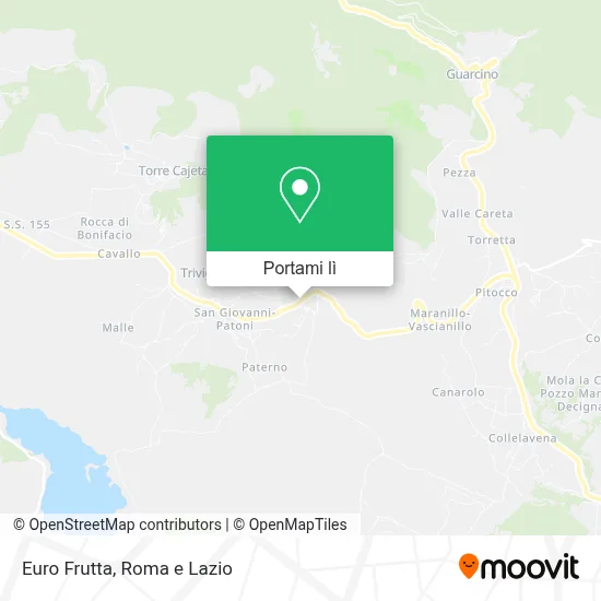 Mappa Euro Frutta