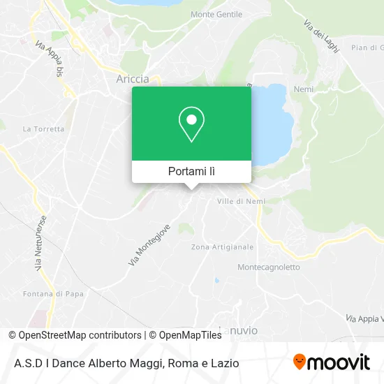 Mappa A.S.D I Dance Alberto Maggi