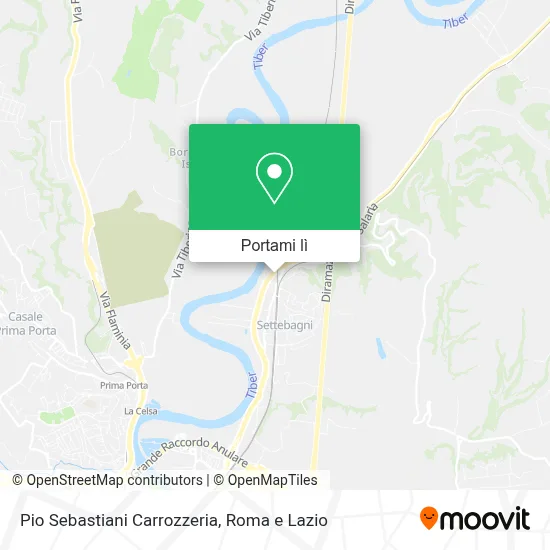 Mappa Pio Sebastiani Carrozzeria