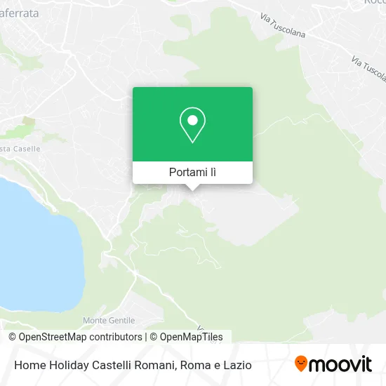 Mappa Home Holiday Castelli Romani