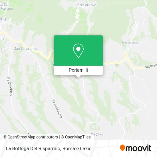 Mappa La Bottega Del Risparmio