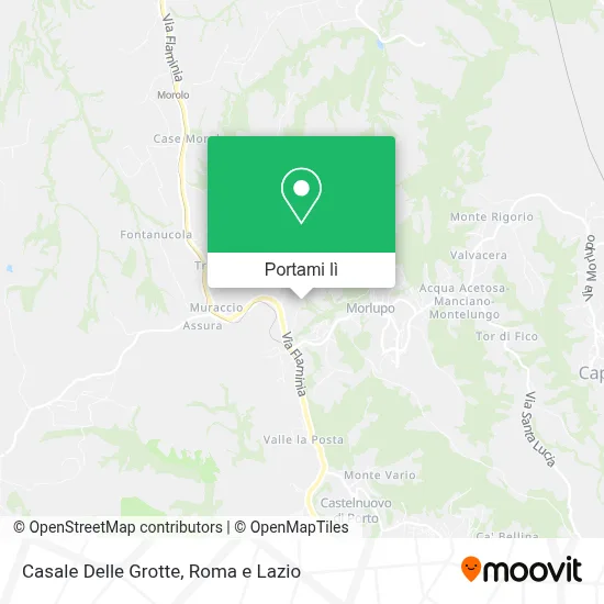 Mappa Casale Delle Grotte
