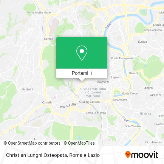 Mappa Christian Lunghi Osteopata