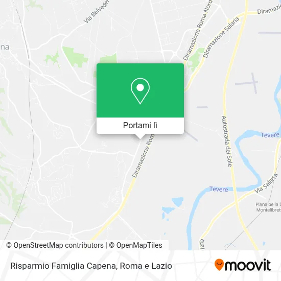 Mappa Risparmio Famiglia Capena